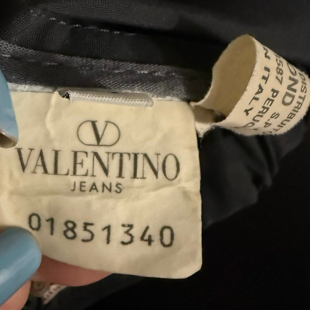 Valentino vtg bomber windbreaker jacket full zip men’s size 48 US medium M - Picture 11 of 16